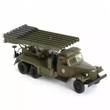 Сборная модель "Гвардейский реактивный миномет БМ-13 "Катюша 3521
