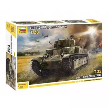 Сборная модель Звезда Советский средний танк Т-28 5064
