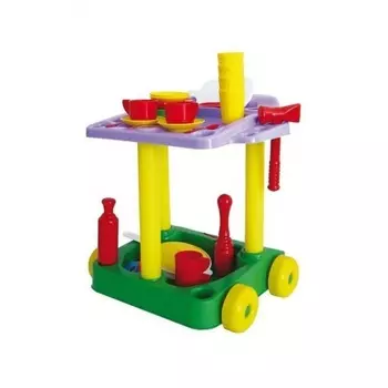 Сервировочный стол с набором посуды Совтехстром арт.У533 /6