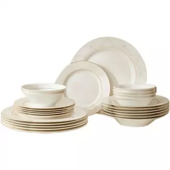 Сервиз столовый на 6 персон Belle костяной фарфор 24 пр.