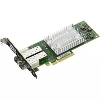 Сетевая карта Supermicro HBA 2XFC16G PCIE3X8 QLE2692-SR-CK QLOGIC (AOC-QLE2692-SR)