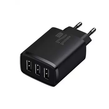 Сетевое зарядное устройство Baseus Compact 17W EU Black (CCXJ020101)