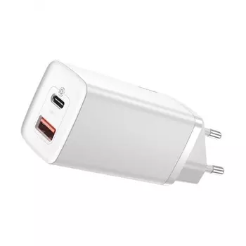 Сетевое зарядное устройство Baseus GaN2 Lite 65W White (CCGAN2L-B02)