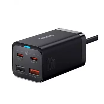 Сетевое зарядное устройство Baseus GaN3 Pro Desktop 65W EU Black (CCGP040101)