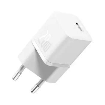 Сетевое зарядное устройство Baseus GaN5 20W EU White (CCGN050102)