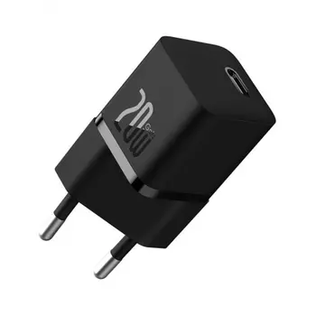Сетевое зарядное устройство Baseus GaN5 20W EU Black (CCGN050101)