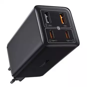 Сетевое зарядное устройство Baseus GaN6 Pro 100W EU Cluster Black (P10162705112-00)
