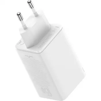 Сетевое зарядное устройство Baseus GaN6 Pro 65W EU Moon White (P10162701213-00)