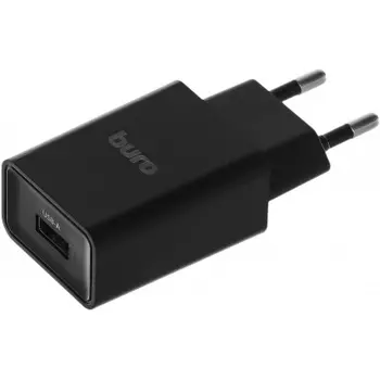 Сетевое зарядное устройство Buro BUWA1 2.1A черный (BUWA10S100BK)