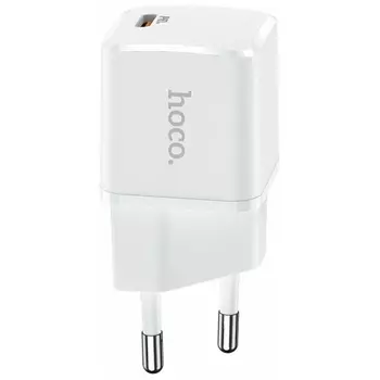 Сетевое зарядное устройство Hoco N10, 1USB, PD20W, белый (43992)