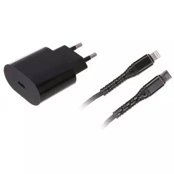 Сетевое зарядное устройство Red line PD1-3A 3A PD для Apple кабель Apple Lightning черный (УТ000027296)