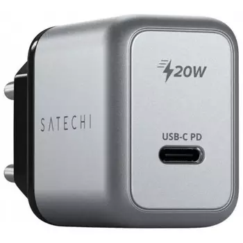 Сетевое зарядное устройство Satechi 20W USB-C PD Wall Charger серый космос