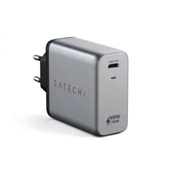 Сетевое зарядное устройство Satechi Charger 100W GaN Power серый космос