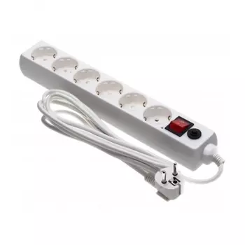 Сетевой фильтр Buro 600SH-16-3-W 3м (6 розеток) белый