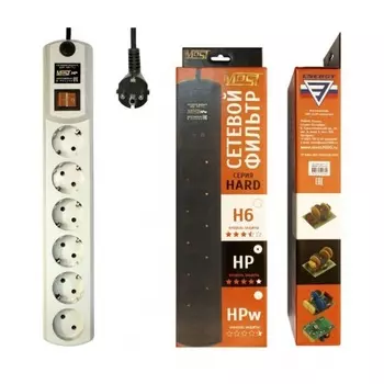 Сетевой фильтр Most HP 5м (6 розеток) белый