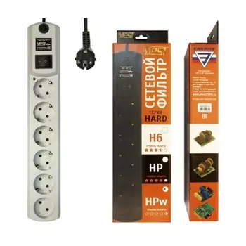 Сетевой фильтр Most HPw 5м (6 розеток) белый
