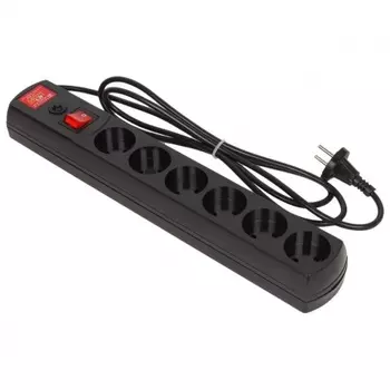 Сетевой фильтр Most LR 1.7м (6 розеток) черный