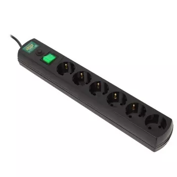 Сетевой фильтр Most LRG 3м (6 розеток) черный