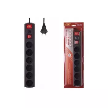 Сетевой фильтр Most R черный 5м