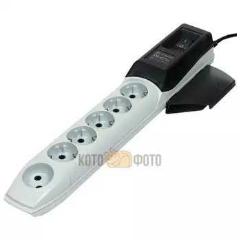 Сетевой фильтр Pilot Pro 5м (6 розеток) серый
