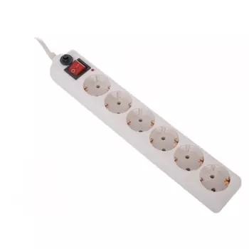 Сетевой фильтр Pilot S 3м (6 розеток) белый