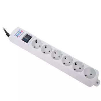 Сетевой фильтр Pilot S 7м (6 розеток) белый