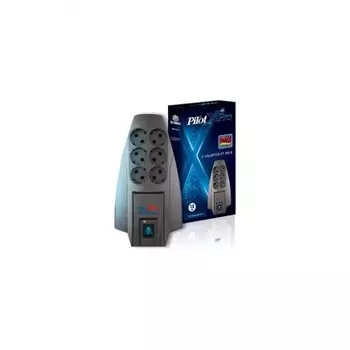 Сетевой фильтр Pilot X-Pro 1.8м (6 розеток) серый