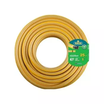 Шланг поливочный RACO COMFORT, 1?, 25 м, 20 атм, трёхслойный, армированный (40303-1-25)