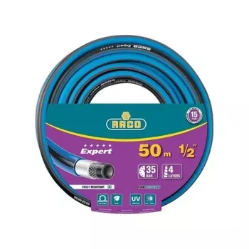 Шланг поливочный RACO EXPERT, 1/2?, 50 м, 35 атм, четырёхслойный, армированный (40302-1/2-50)