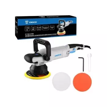 Шлифмашина полировальная орбитальная сетевая DEKO P1700-D PRO, 150мм, 1700 Вт