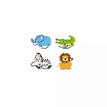 Шнуровка Животные в коробке VIGA 51326