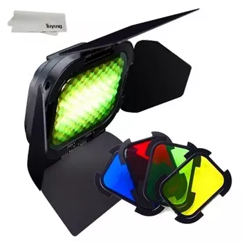 Шторки с набором фильтров Godox BD-07 для AD200