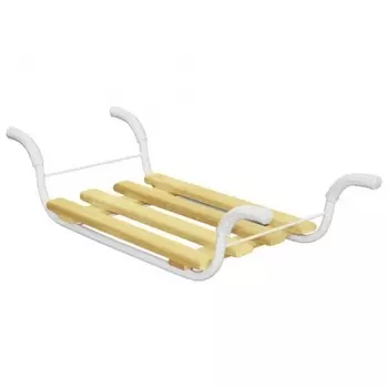 Сиденье в ванну Эконом "Ника" ( дер.,мет. ) СВ1