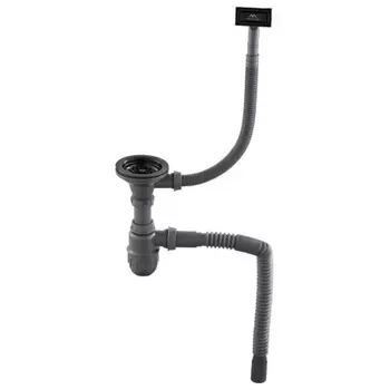 Сифон для кухонной мойки FASHUN графит (AS101-17)