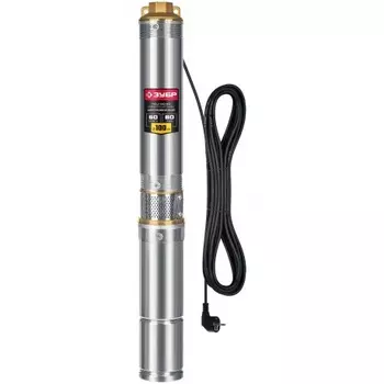 Скважинный насос центробежный ЗУБР, 60 м напор НСЦ-100-60