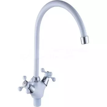 Смеситель для кухни Cron CN08-8 белый (CN4308-8)