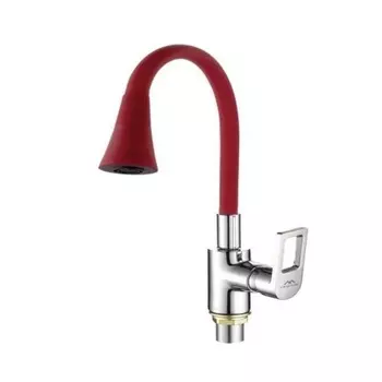 Смеситель для кухни FASHUN с гибким изливом хром (A4253+B16)