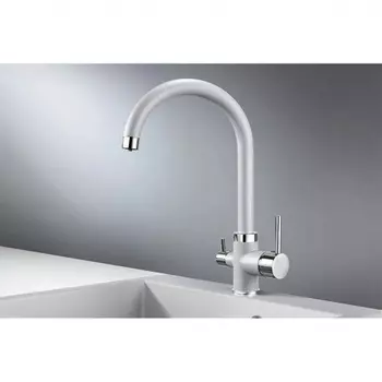 Смеситель для кухни GRANULA (2168, АЛЮМИНИУМ)