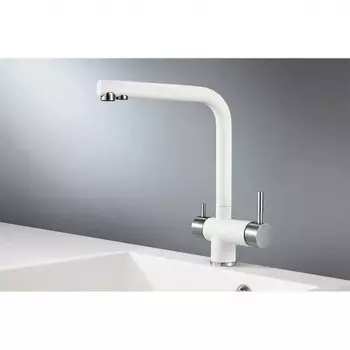 Смеситель для кухни GRANULA (2305, АРКТИК (БЕЛЫЙ))