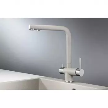 Смеситель для кухни GRANULA (2305, БАЗАЛЬТ)