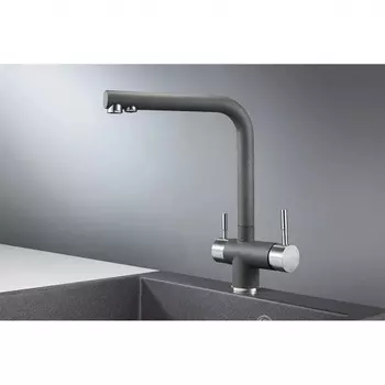 Смеситель для кухни GRANULA (2305, ГРАФИТ)