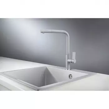 Смеситель для кухни GRANULA (2502, АЛЮМИНИУМ)