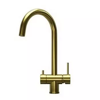 Смеситель для кухни GRANULA (7104, ЗОЛОТО САТИН)