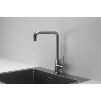 Смеситель для кухни GRANULA (7110, СТАЛЬ САТИН)