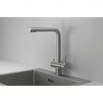 Смеситель для кухни GRANULA Kitchen Space (7011, СТАЛЬ МАТОВАЯ)