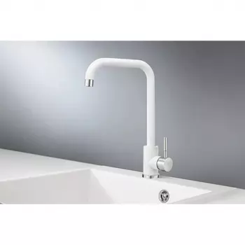 Смеситель для кухни GRANULA (ST-4033, БЕЛЫЙ)