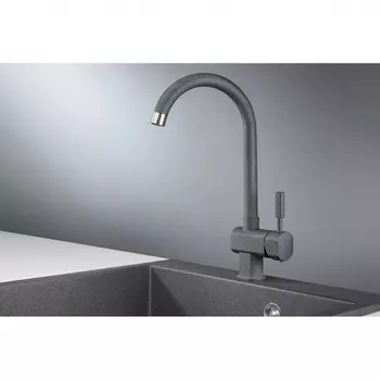 Смеситель для кухни GRANULA Standart (31-ST, ГРАФИТ)
