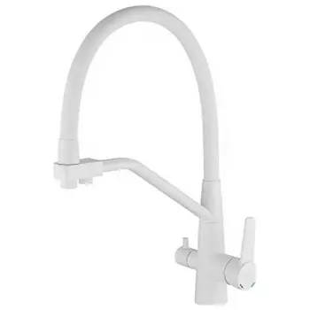 Смеситель для кухни Haiba с подключением фильтра воды, белый (HB76822-8)
