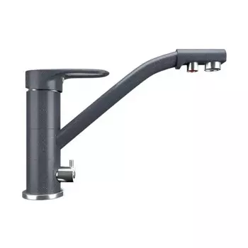 Смеситель для кухни ULGRAN Classic антрацит (U-010-343)
