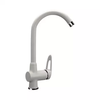 Смеситель для кухни ULGRAN Classic белый (U-006-331)